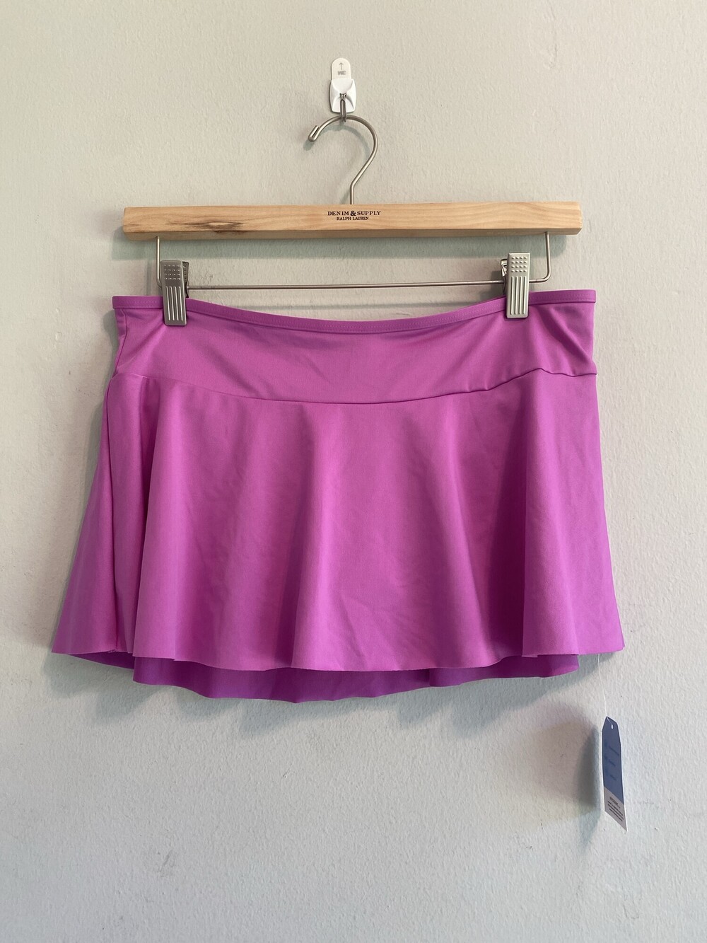 New Lands' End Purple Swim Skirt Bottom Girls XL 14-16